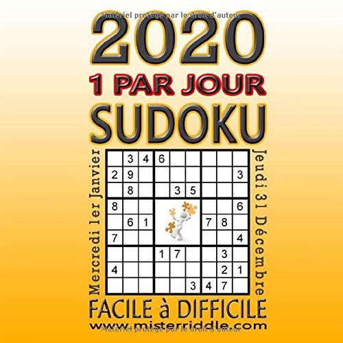 Télécharger SUDOKU 2020 - 1 PAR JOUR - FACILE à DIFFICILE livre En ligne