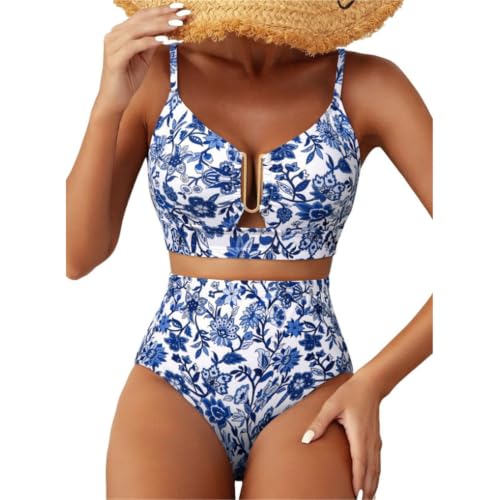 Bikini floral taille haute pour célébrer la beauté de votre corps