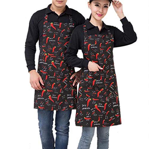 Monbedos Unisex Regolabile Chili Modello Grembiule...