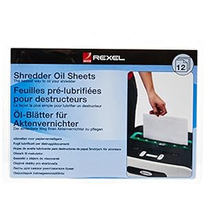 Rexel Papierversnipperaar, 6 stuks, A5-formaat, versnipperaar onderhoud