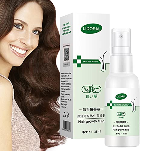 YJYQ Niebla para el Crecimiento del Cabello - Espray potenciador de Cabello de 1.23 oz | La Planta de Jengibre extrae el rociador de Boquilla extendida para el Crecimiento del Cabello para Reparar Cover