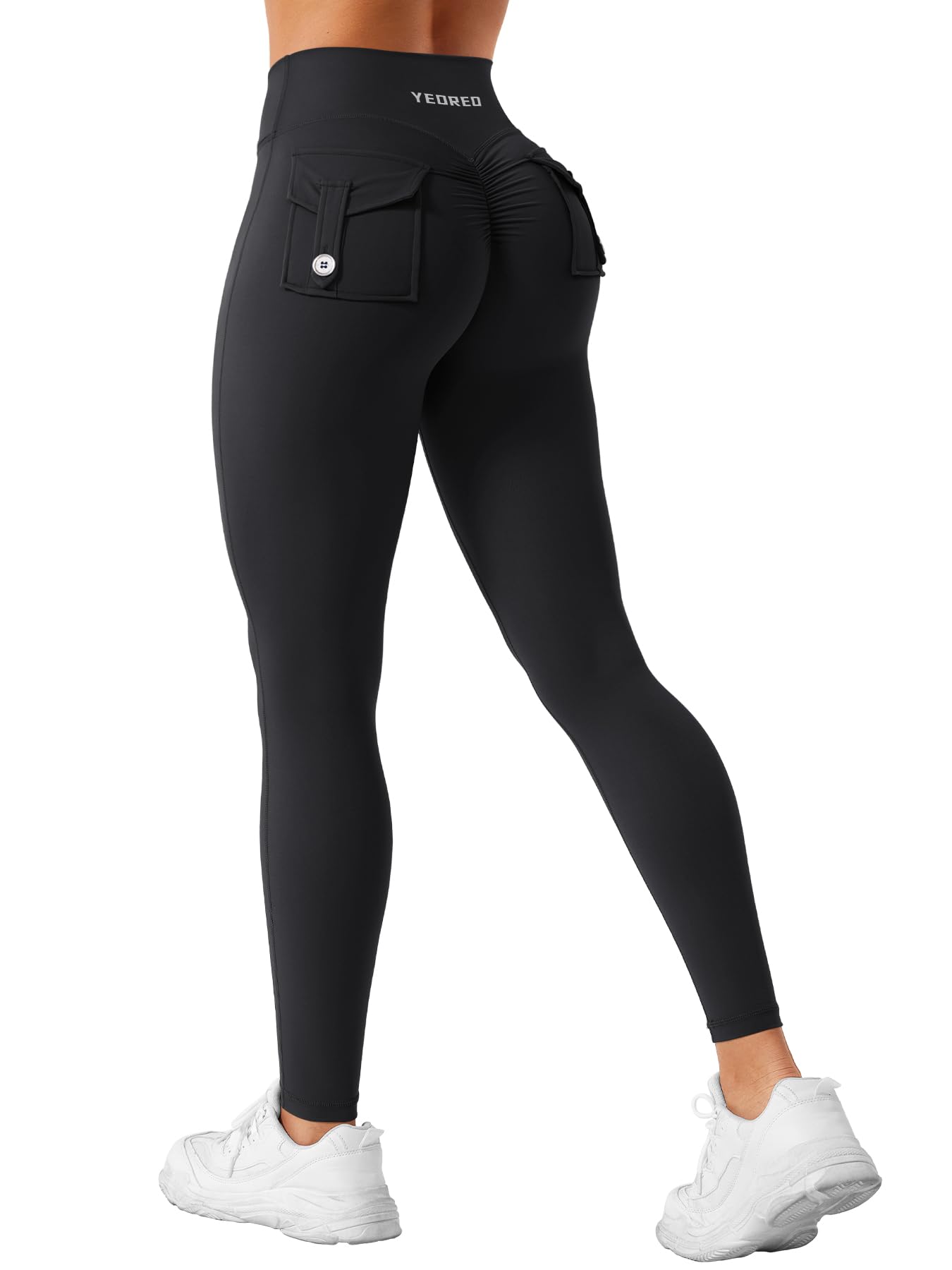 Mallas deportivas YEOREO CoreFlex de alta gama con tejido premium push up 6