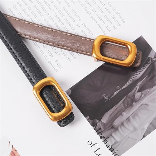 Belts for women, Waist Belt Women' Waist Belts Adjustable Pure Cowhide Versatile Alloy Buckle Skirt Suit Jeans and Slim Waist Belts(Beige)4