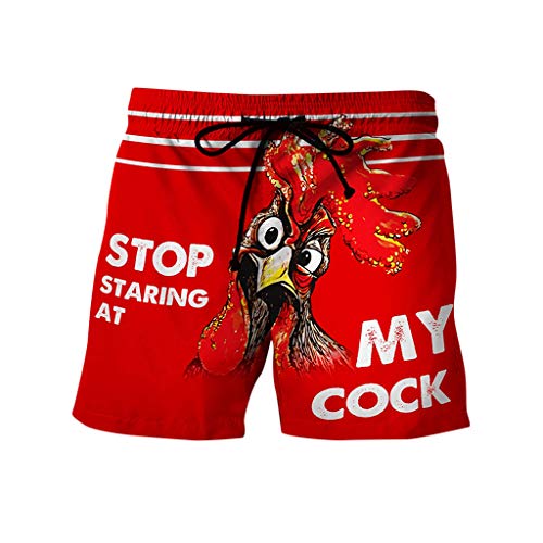 XFVSDXS Herren Badehose Mit 3D-Druck – Schnelltrocknend, Leicht & Mit Taschen