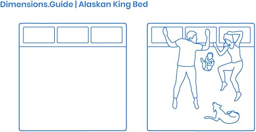 Miniatura 8 de Alaskan - Sábanas de tamaño King de lujo, suaves, 100% algodón egipcio, 4 piezas, juego de sábanas para Alaskan King, color marfil, liso, 1000