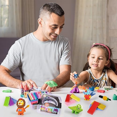 CiaraQ Polymer Clay-Oven Baked Modeling Clay with Sculpting Tools, 36 Colors, 2.6 lbs 8 516PQGTQAsL. AC