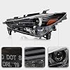 ACANII - For 2017-2021 Mazda CX-5 OED LED DRL w/AFS LED Projector Headlights Headlamps Replacement Pair Set Left+Right