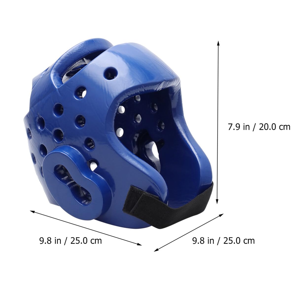 Casque EVA De Boxe Et Taekwondo – Enfant Et Adulte – Tailles XS à XL – Protection Légère, Anti-choc, Visage Ouvert – Bleu