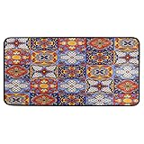 Ocasión aplicable: fácil de limpiar y ecológico. La alfombra grande con patrón único de moda es adecuada para lavandería, cocina, baño, inodoro, mesas de café, granja, dormitorio, sala de estar, sofá, estudio, juegos de niños, decoración del hogar, interior, exterior, etc. También a tus mascotas les encantará.