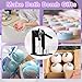 Bath Bomb Press Machine 2 Pack 1.8 inch Bath Bomb Molds with Surprise Inside for DIY Making Shower Steamer Shampoo Bar Gifts