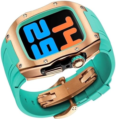 Évitez les rayures : boîtier acier 316L et bracelet pour Apple Watch 45mm