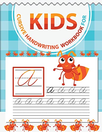 Cursive handwriting workbook for kids: abc workbooks for preschool,abc workbook for kindergarten,workbooks for preschoolers,k workbook age 5, grade 1-3