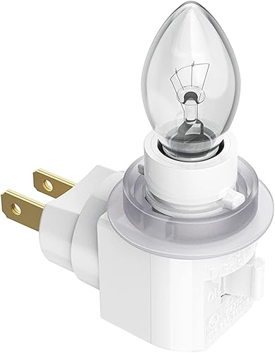 Miniatura 7 de TWDRTDD Luz nocturna con enchufe, Luz nocturna de base ajustable E12 con interruptor de encendido/apagado para hacer luces nocturnas decorativas