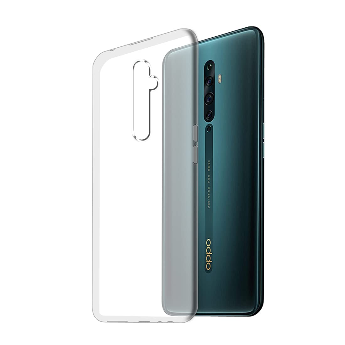 Fashionury Back Cover for Oppo Reno 2z / Oppo Reno 2F | Soft PC Anti Clear Gel TPU Case [Shock Proof] [Anti-Slip] (B095CNS7RV) Amazon Price History, Amazon Price Tracker