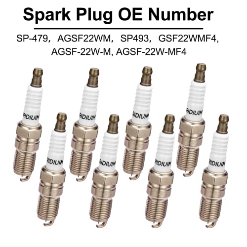 Bdfhyk Set Of 8 Spark Plug Compatible With Crown Victoria E250 E350 E450 F150,Audi A8 A8 Quattro,Lincoln Navigator, Replacement For Sp493,Sp479 #TOP5