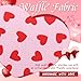 YanJie Valentines Baby Headband Bow Large Hair Bows Red Headband Wide Newborn Bows Pink Heart Handmade Hairbands Hair Accessories Gift Girls Outfit