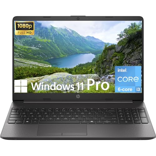 HP 250 G9 ビジネスノートパソコン 15.6インチ FHD ディスプレイ 6コア Intel Core i3-1315U プロセッサー 64GB RAM 4TB SSD Wi-Fi 6 イーサネット USB-C HDMI ウェブカメラ SDカードリ