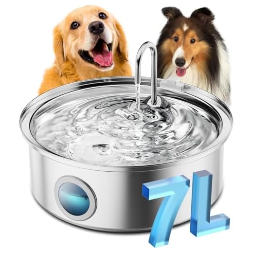 oneisall 7L Trinkbrunnen für Hunde
