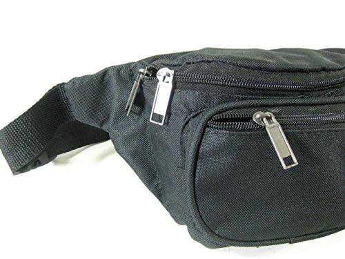 Maiko New Black Waist Fanny Pack Belt Bag Pouch Travel Sport Hip Purse Mens Womens #TOP1