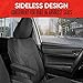 Motor Trend AquaShield Waterproof Front Seat Covers, Black Seat Covers for Cars – Neoprene Front Car Seats Cover, SUV Seat Covers Protector - Car Interior Cover for Auto, Trucks, & Dog Owners