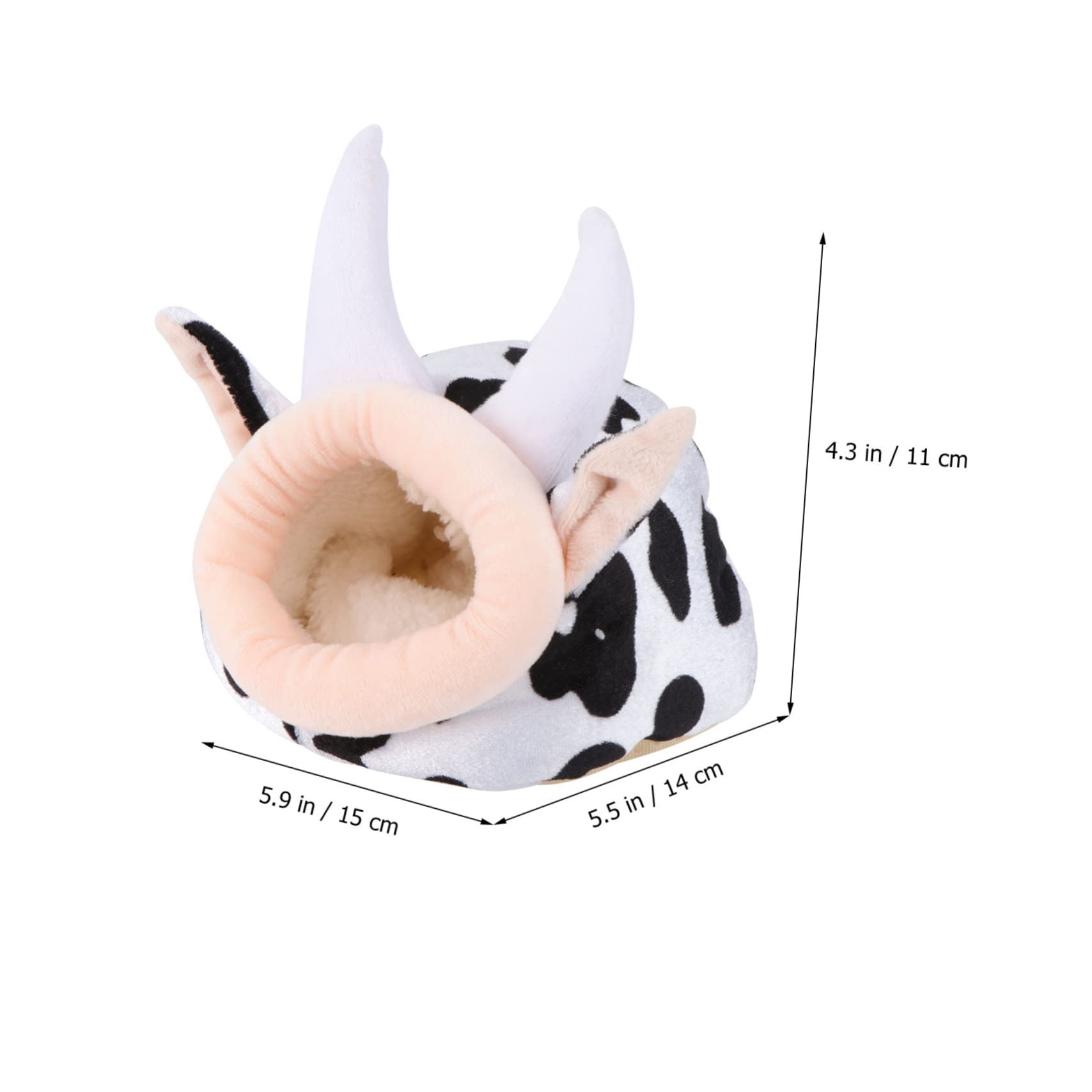 BCOATH 1Pc Durable Pet Habitat Chic Hamster Nest for Animals Comfortable Bed for Travel Couch Car Home for Sleeping Playing Winter Resting Spot