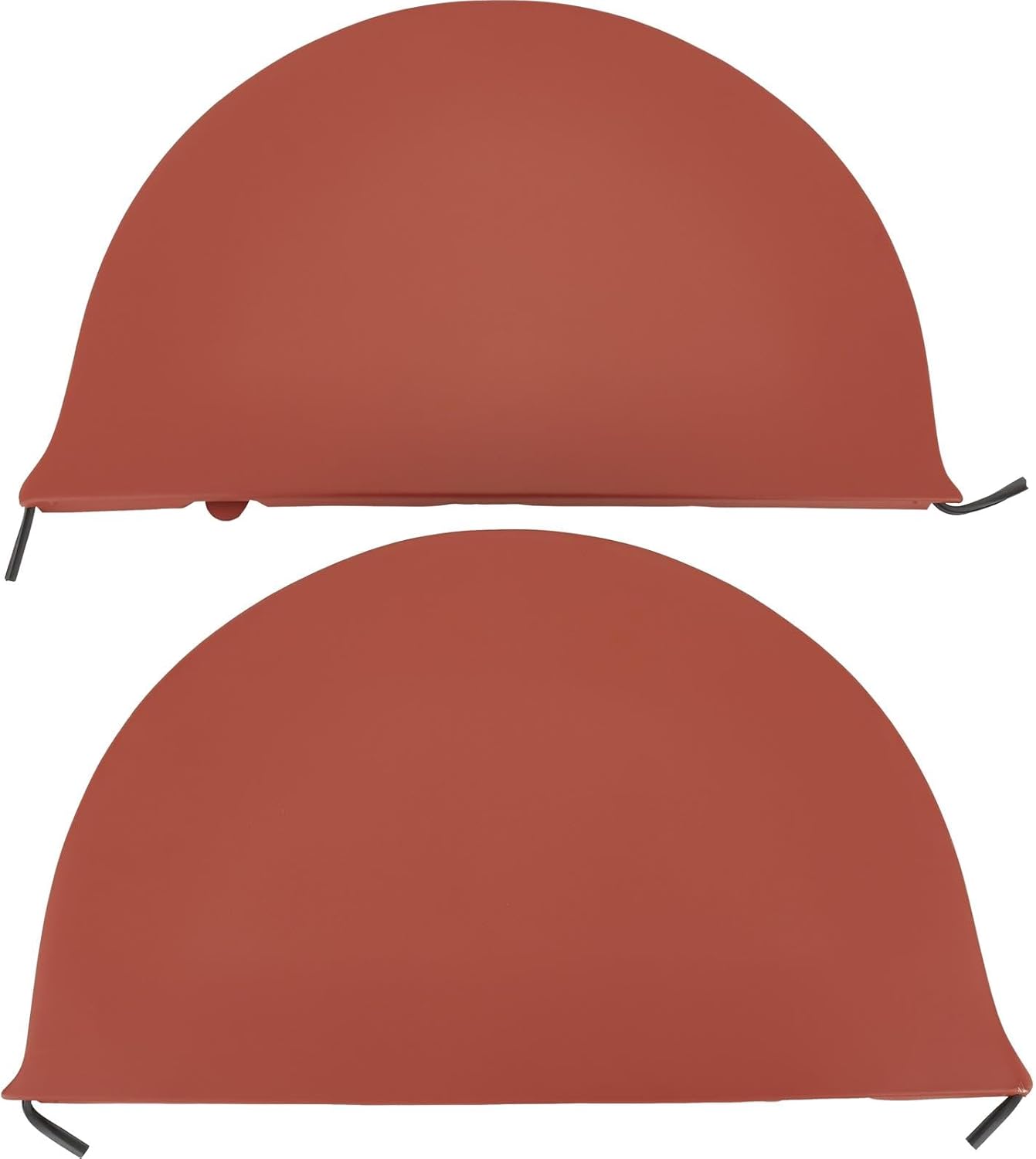 Speedway Motors Outside Mount Fender Skirts, Pair Includes Mounting Rubber, 30 Inch Wide 16.875 Inch Tall, Compatible with 1941-1948 Chevy Car Without Stainless Strips