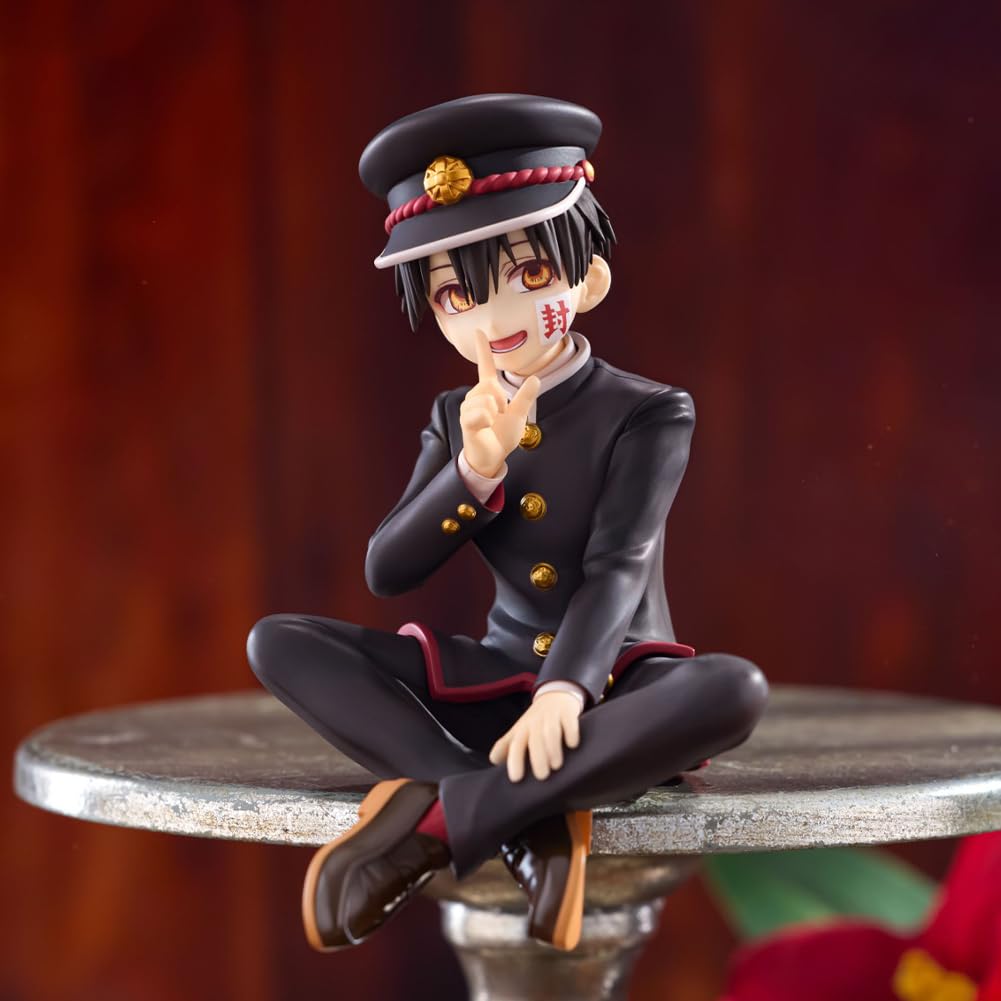 Yugi Amane Figure - Figurine Hanako-Kun - Figurine de personnage de dessin animé assis - Modèle en PVC - Décoration pour la maison ou le bureau - Cadeau d'anniversaire