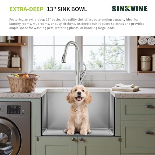 Commercial Stainless Utility Sink