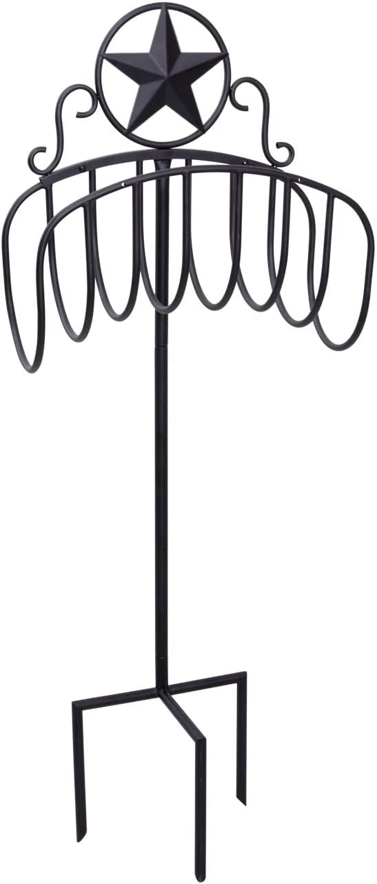 Liberty Garden 124-KD Manger w Star Hose Stand, Galvanized Top