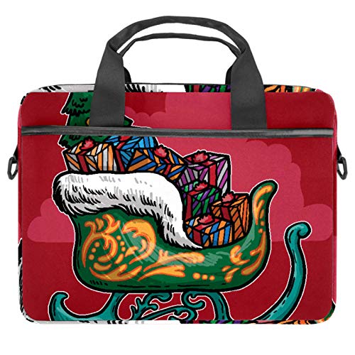 Regalo de Navidad original: bolso bandolera de trineo para portátiles de 13, 13.3 y 14 pulgadas