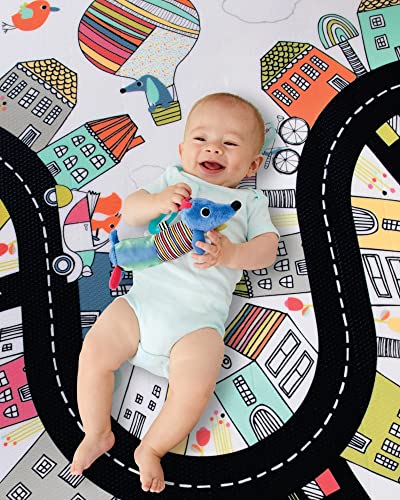 Skip Hop Baby Play Mat, Reversible Foam Floor Mat, 86" X 52", Vibrant Village #TOP4
