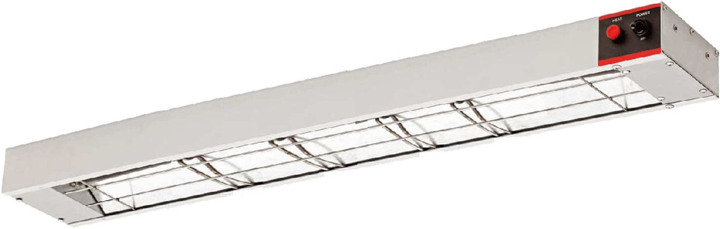 60 inch food heat lamp overhead food warmer commerical strip warmers 1400 watts with chain and us plug,110v (60")