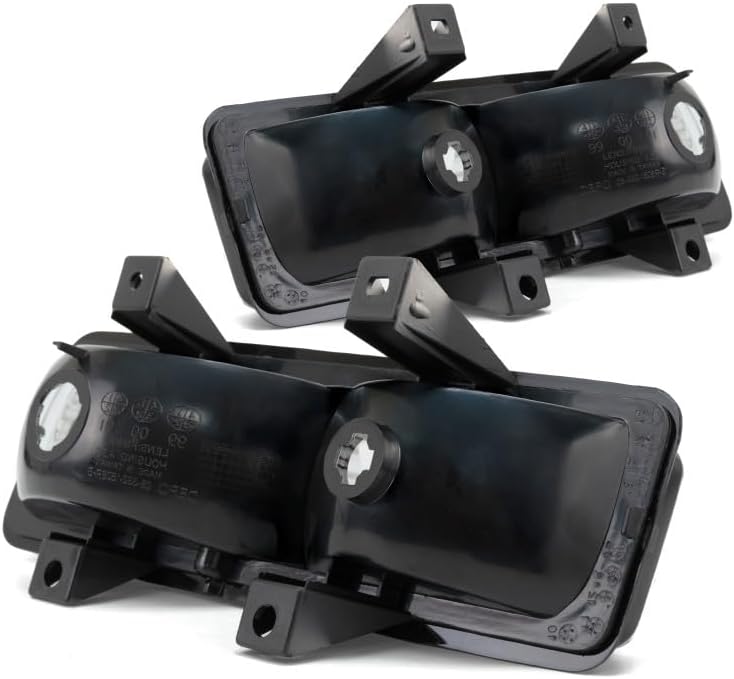 For 1989-1991 Chevy Blazer Pair Park/Signal Lights Driver and Passenger Side Unitw/quad headlamps; park/signal combination GM2520130 GM2521130 - replaces 5975227 5975228