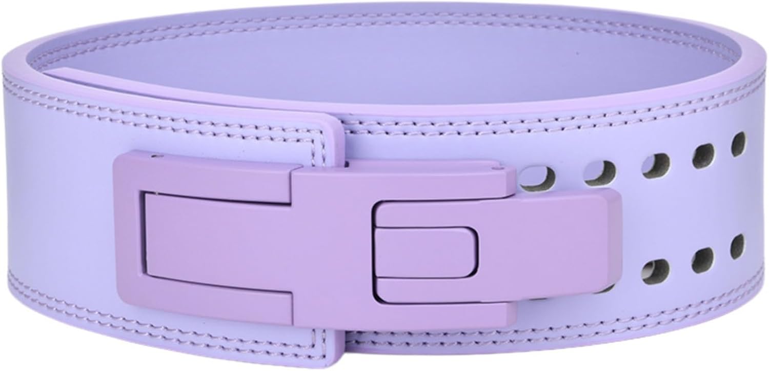 Weight Lifting Belt Adjustable Lever Belt for Powerlifting, Deadlift & Squat - Anti-Slip Waist Support, Core Stability, Durable Leather Fitness Accessories
