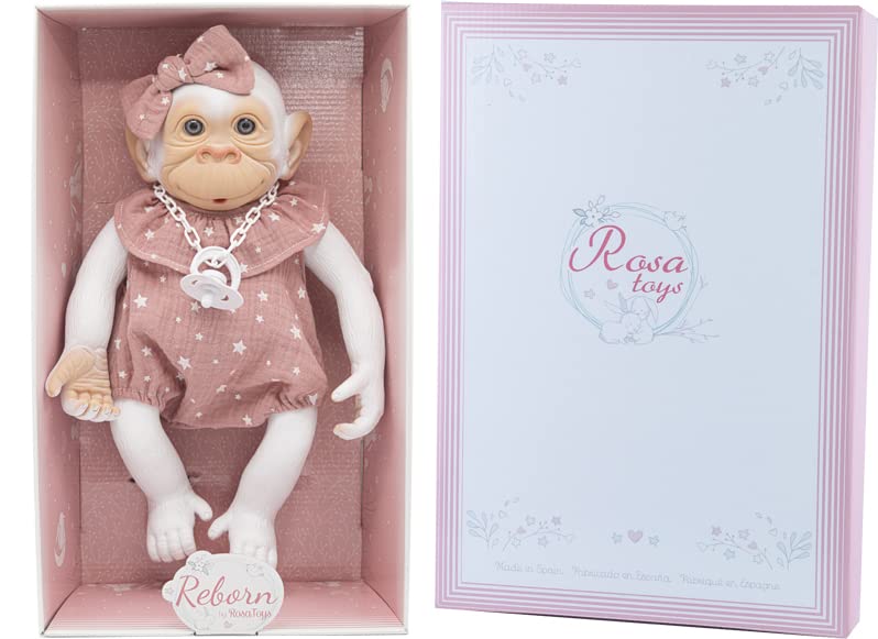 Mono Muñeco ROSATOYS Mono Chimpanze Gorila Bebu00e9 Reborn