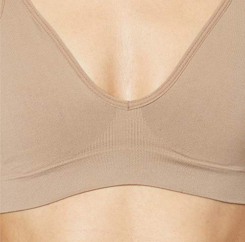 Soutien Sem Costura Alças Largas, Hanes, Feminino, Chocolate, G