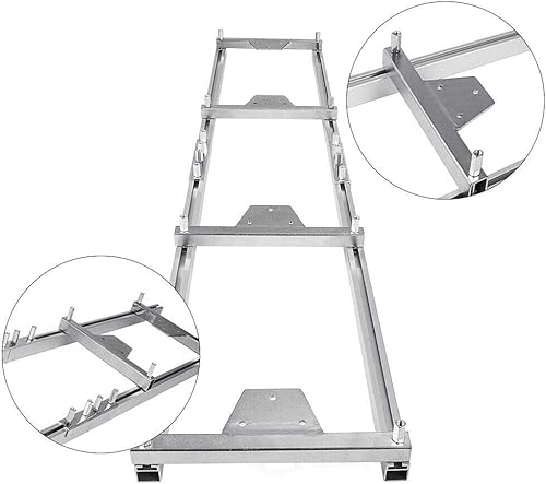 Miniatura 2 de CNCEST Sistema de guía de molino de riel de 6 x 3 pies, sistema de guía de molino de motosierra, kit de refuerzo de 4 escaleras, kit de refuerzo con