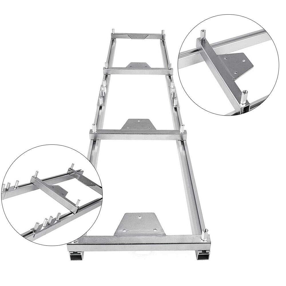6 x 3ft Rail mill guide system,Milling Rail Guide System Chainsaw Rail Mill Guide Saw Mill Ladder 4 Reinforce Kit with Gloves Alu