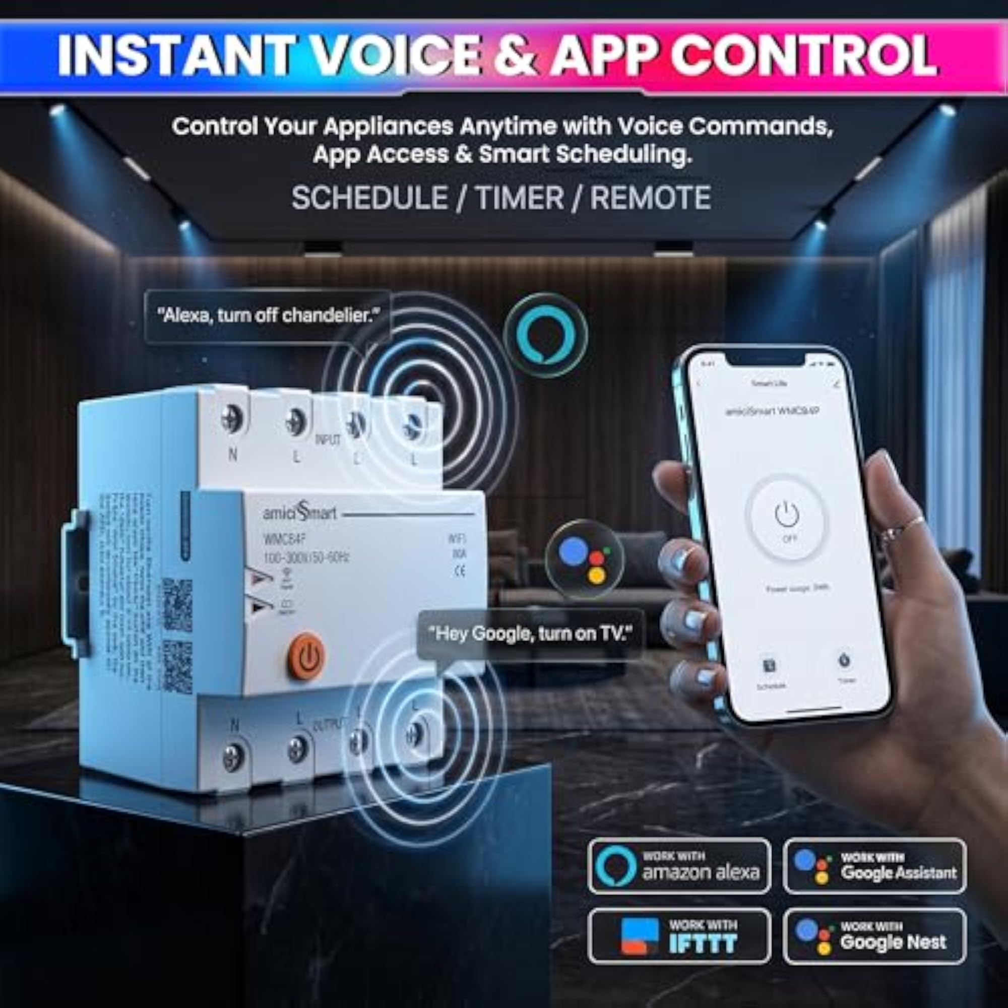 WiFi MCB Circuit Breaker Smart Switch Timer