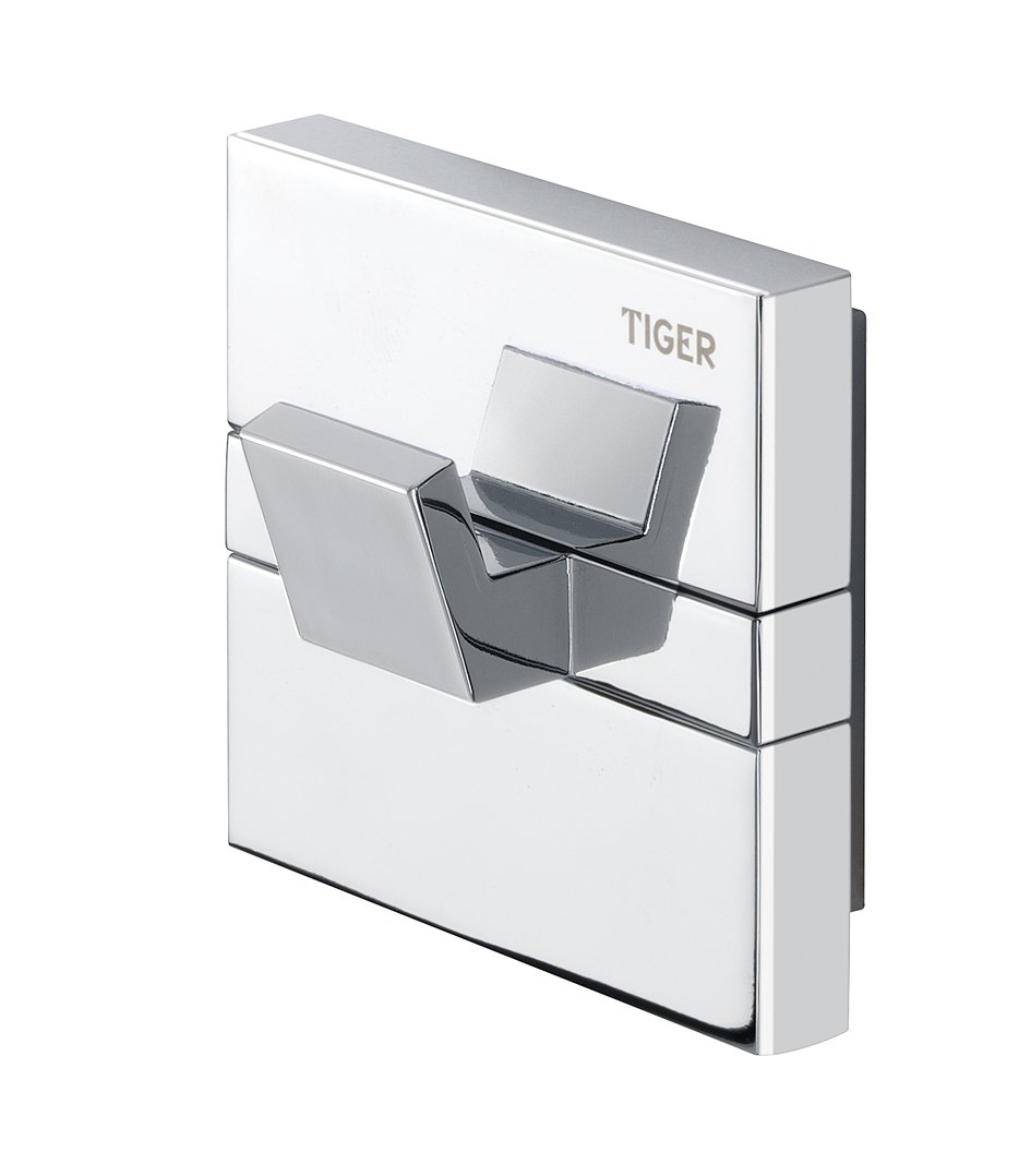Tiger Safira, Towel hook large, Chrome, 35x60x60mm
