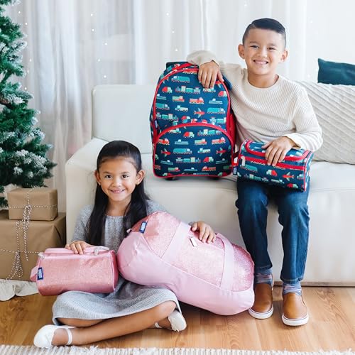 Wildkin Kids Rolling Luggage – Carry-On Size for School & Overnight Travel - Heroes by Wildkin - Image 6