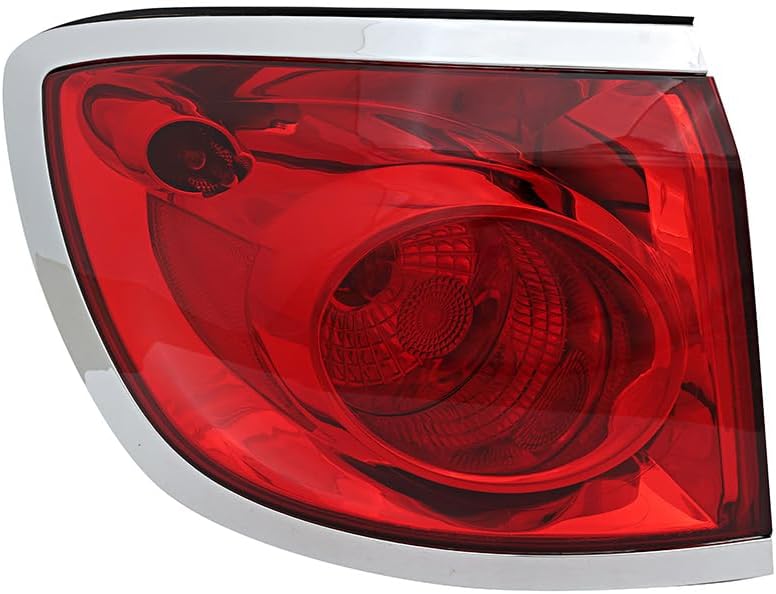 JP Auto Outer Tail Light Compatible With Buick Enclave 2008 2009 2010 2011 2012 Passenger Right Side Taillamp