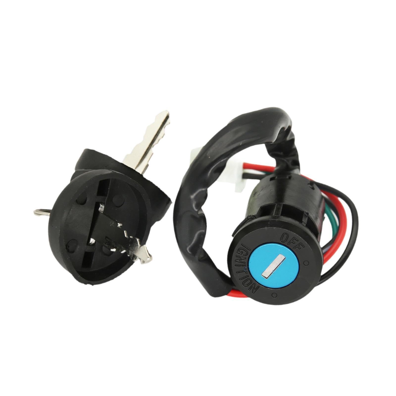 harayaa Ignition Key Start Switch Kits, Easy Mounting, Switch, Electric Door Lock for Go-karts