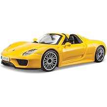 Bburago 124 Porsche 918 Spider Yellow