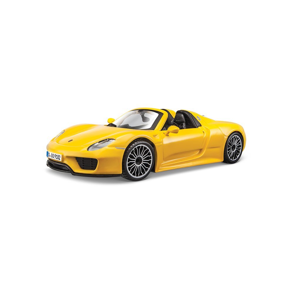 Bburago 1: 24 Porsche 918 Spyder Yellow
