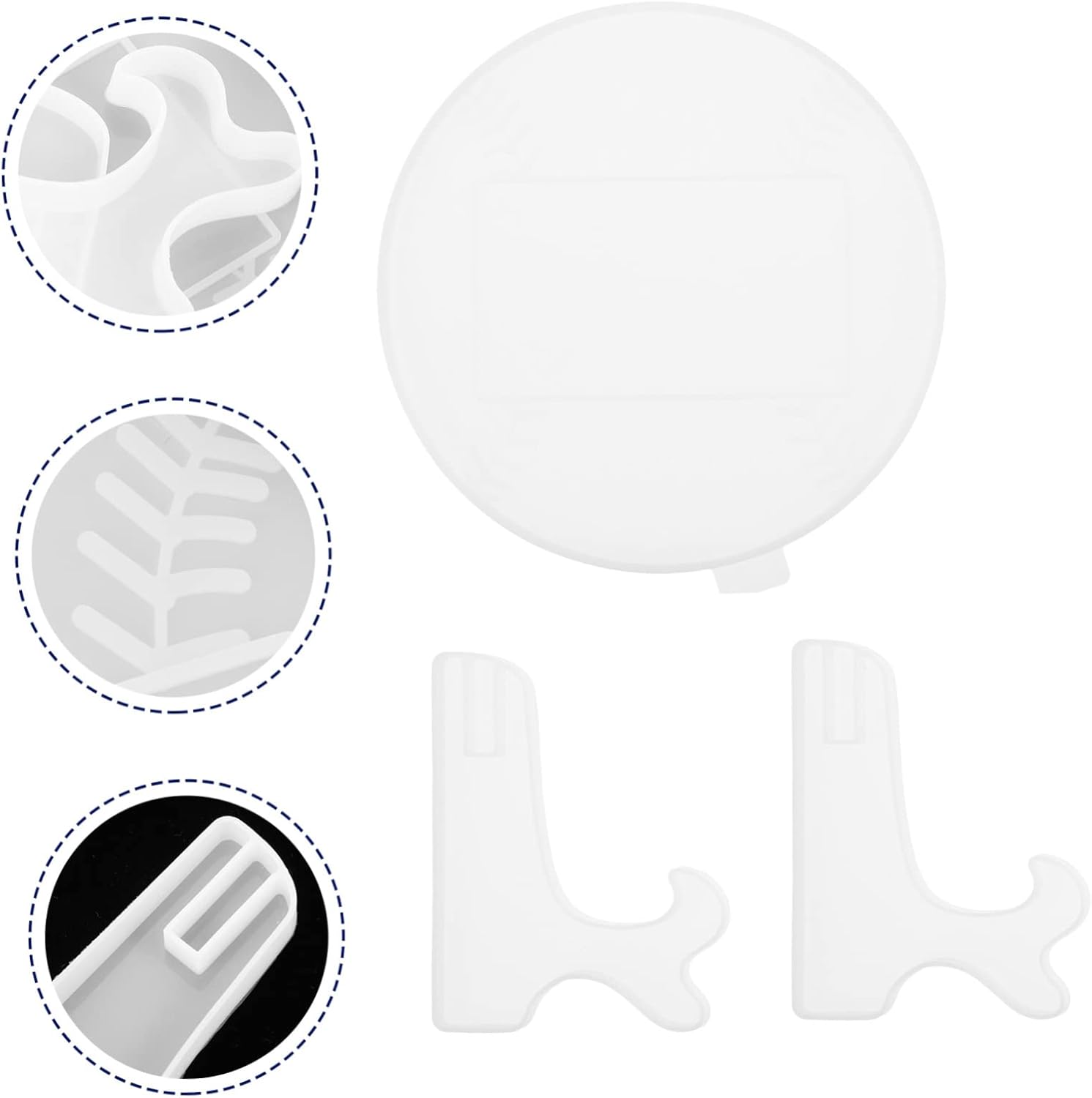 OSALADI 1set DIY Baseball Shaped Silicone Photo Frame Mold for Craft Projects Reusable Flexible Molds for Art for Home Decor and Making