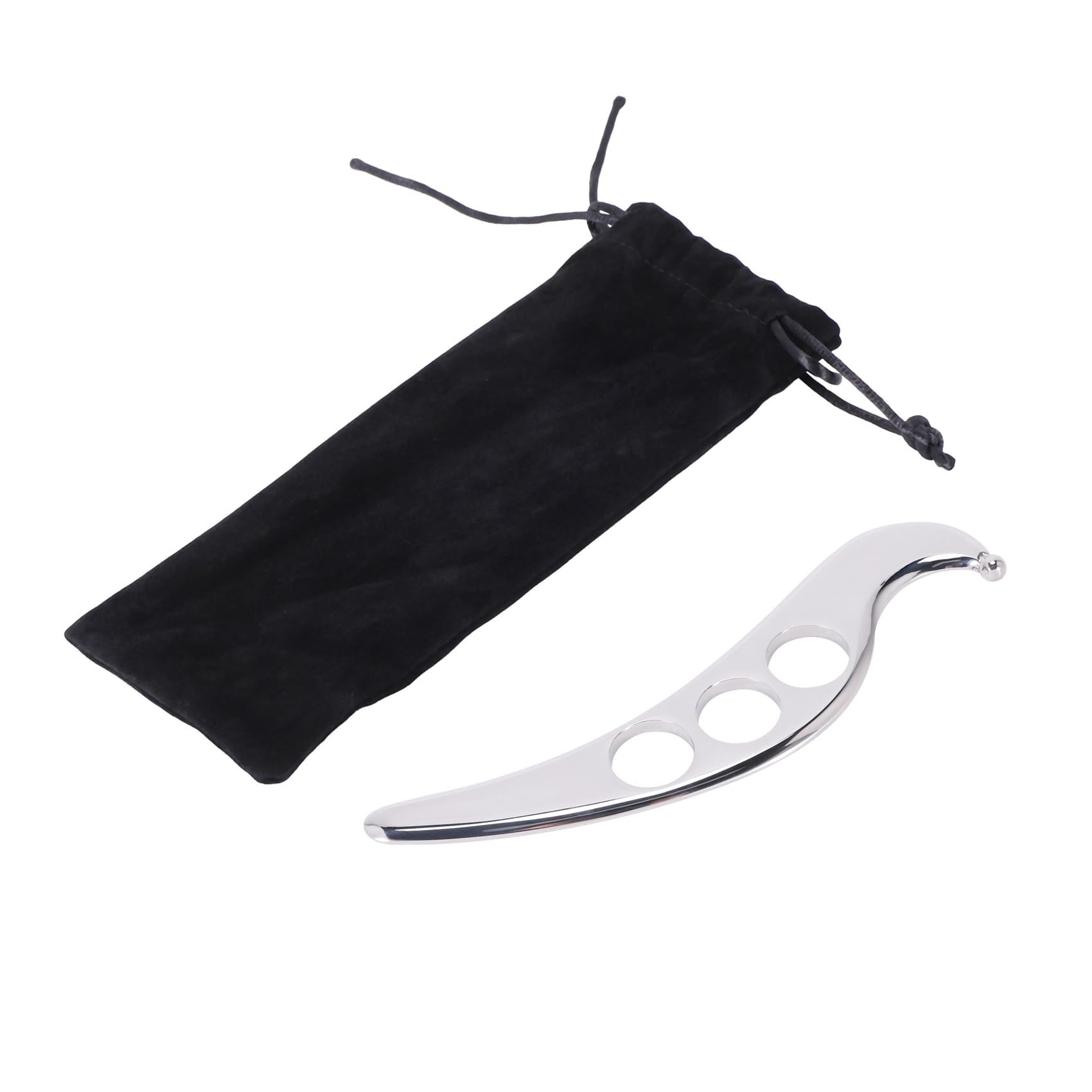Aço inoxidável Gua Sha Guasha Placa Massageadora Raspador Fisioterapia Muscular Solto
