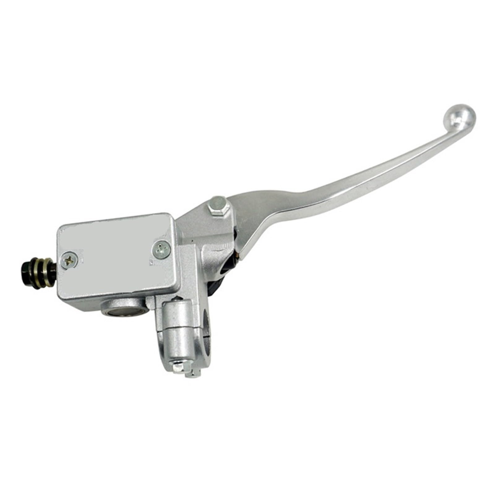 APSHDNCU Forward Brake Pump Fit for Dirt Pit Bike Moped 22mm Motorcycle Right Brake Pump Front Master Cylinder Hydraulic Lever(Silver)