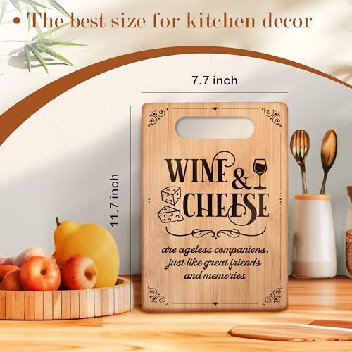 Tabla de cortar rectangular de bambú para quesos miniatura 4