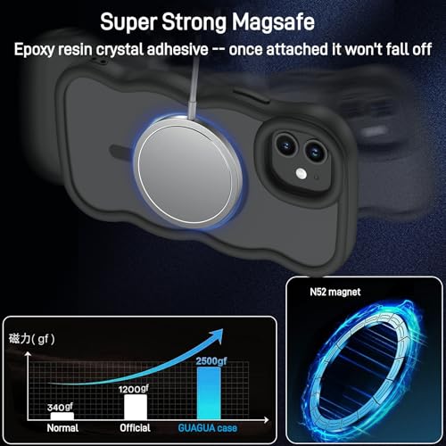 Coque de téléphone compatible avec MagSafe iPhone 12 Pro